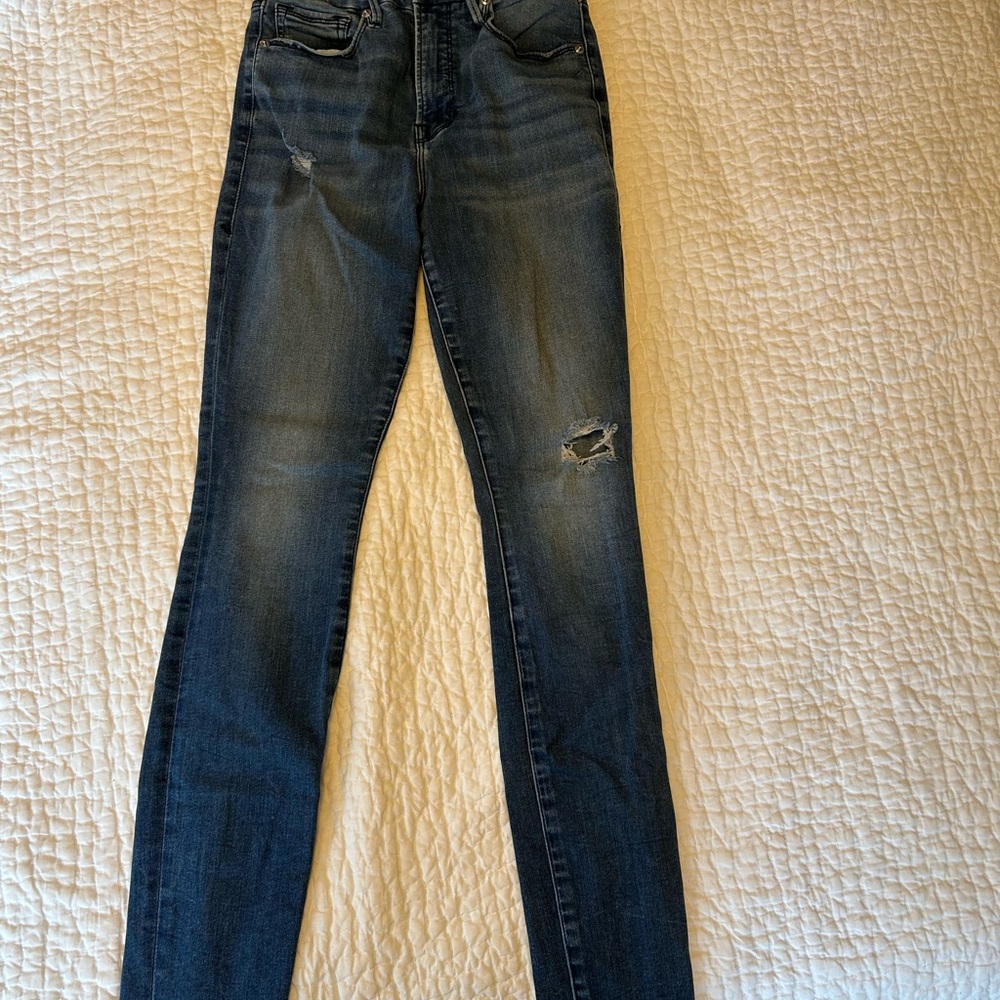 Good American Medium Blue Denim Jeans